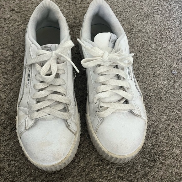 White Puma Sneakers - Picture 2 of 3